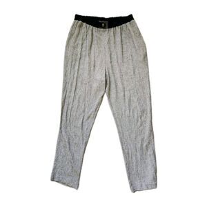 VTG Nancy Bolen City Girl Gray Textured Pants High Rise Straight Leg Womens XL